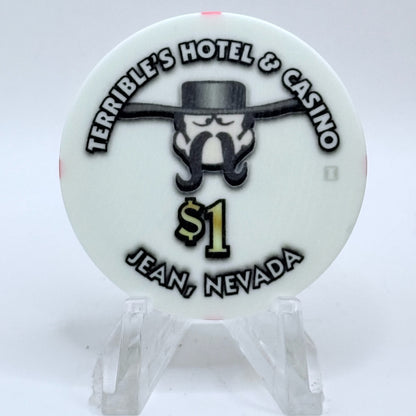 Terrible's Road House Casino Jean Nevada 2018 $1 Casino Chip D2778