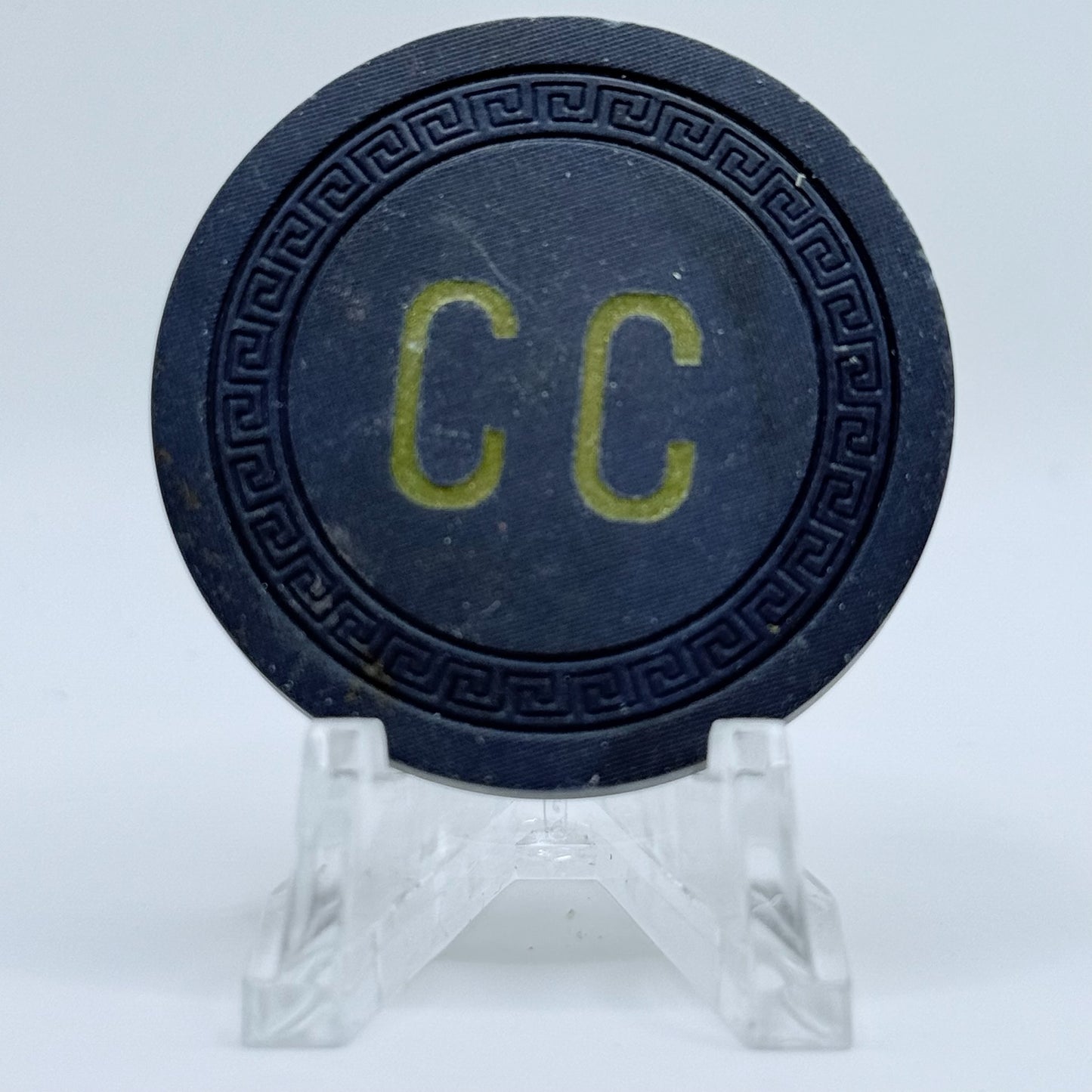 Colony Club Reno Nevada Series 2 Roulette Navy Casino Chip E6923