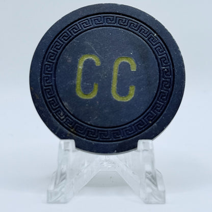 Colony Club Reno Nevada Series 2 Roulette Navy Casino Chip E6923