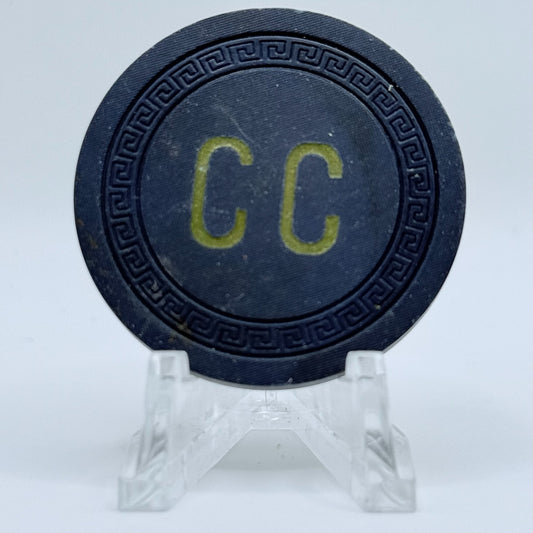 Colony Club Reno Nevada Series 2 Roulette Navy Casino Chip E6923