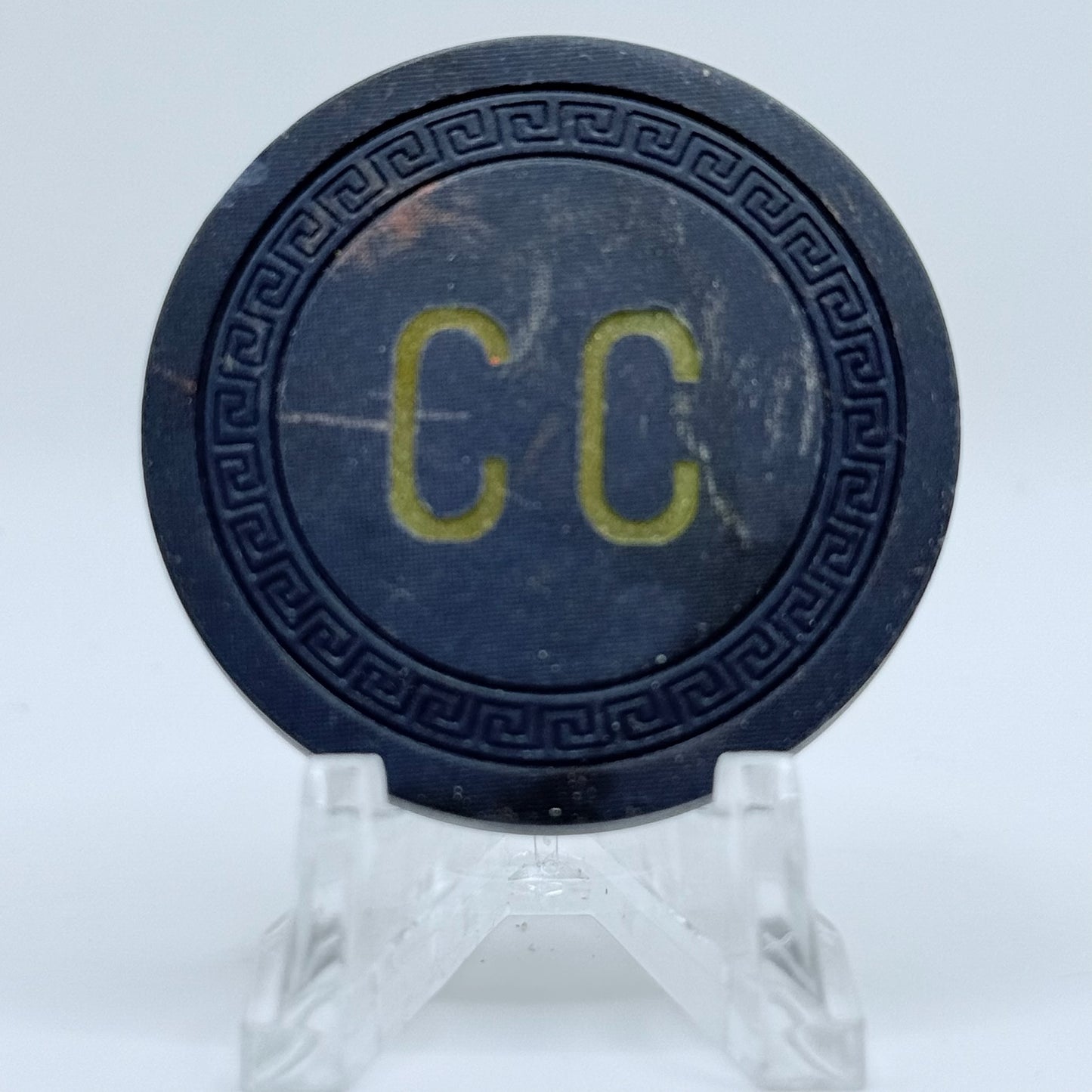 Colony Club Reno Nevada Series 2 Roulette Navy Casino Chip E6923