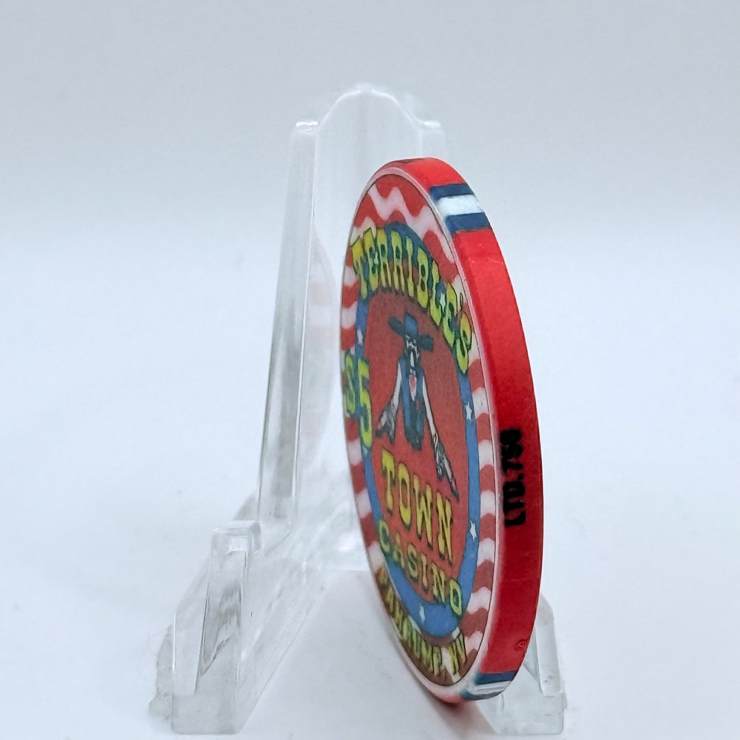 Terrible's Town Pahrump Nevada 2000 'July 4th' LE $5 Casino Chip V5742