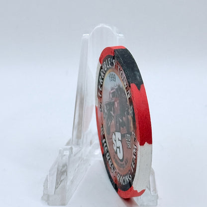 Terrible's Town Pahrump Nevada 2000 'Herbst Racing Team' LE $5 Casino Chip V5741