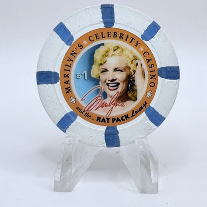 Marilyn's Celebrity Casino Spokane Washington $1 Casino Chip