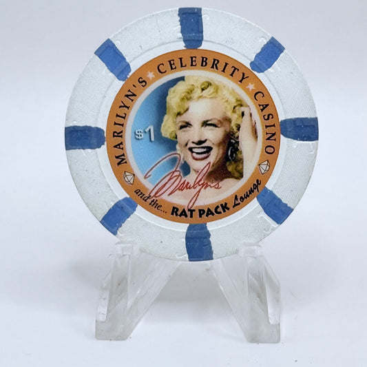 Marilyn's Celebrity Casino Spokane Washington $1 Casino Chip