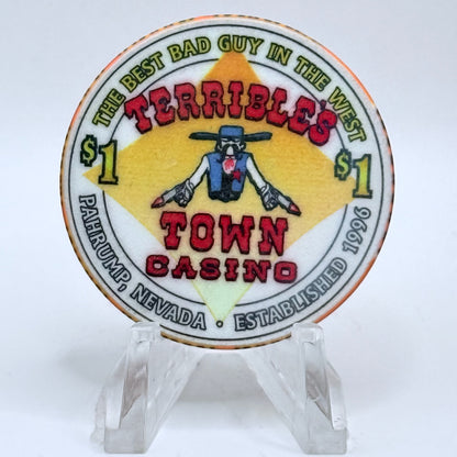 Terrible's Town Pahrump Nevada 2000 $1 Casino Chip V5740
