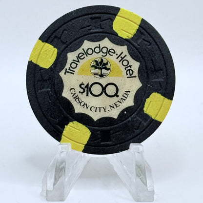 Travelodge Carson City Nevada 1978 $100 Casino Chip D0239