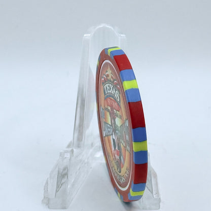 Texas Station N. Las Vegas Nevada 1997 '2nd Anniversary' LE $5 Casino Chip V1641