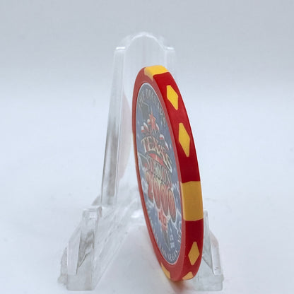 Texas Station N. Las Vegas Nevada 1999 '2000 AD' LE $5 Casino Chip V5758