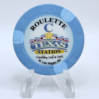 Texas Station N. Las Vegas Nevada 2003 Series 203 Roulette Casino Chip E2751