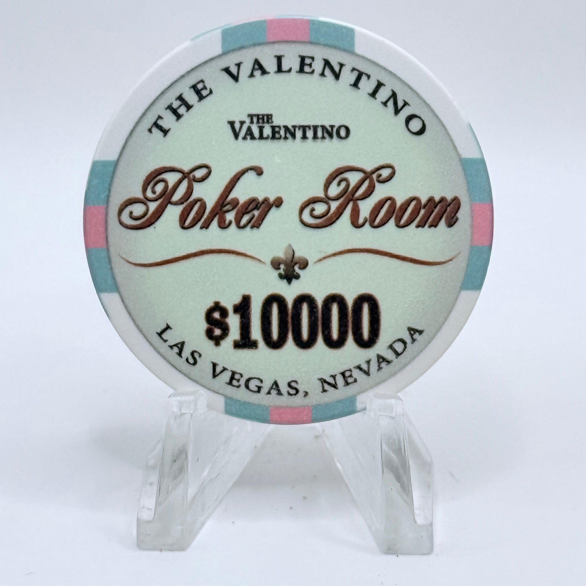The Valentino Poker Room Las Vegas Nevada $10000 Casino Chip