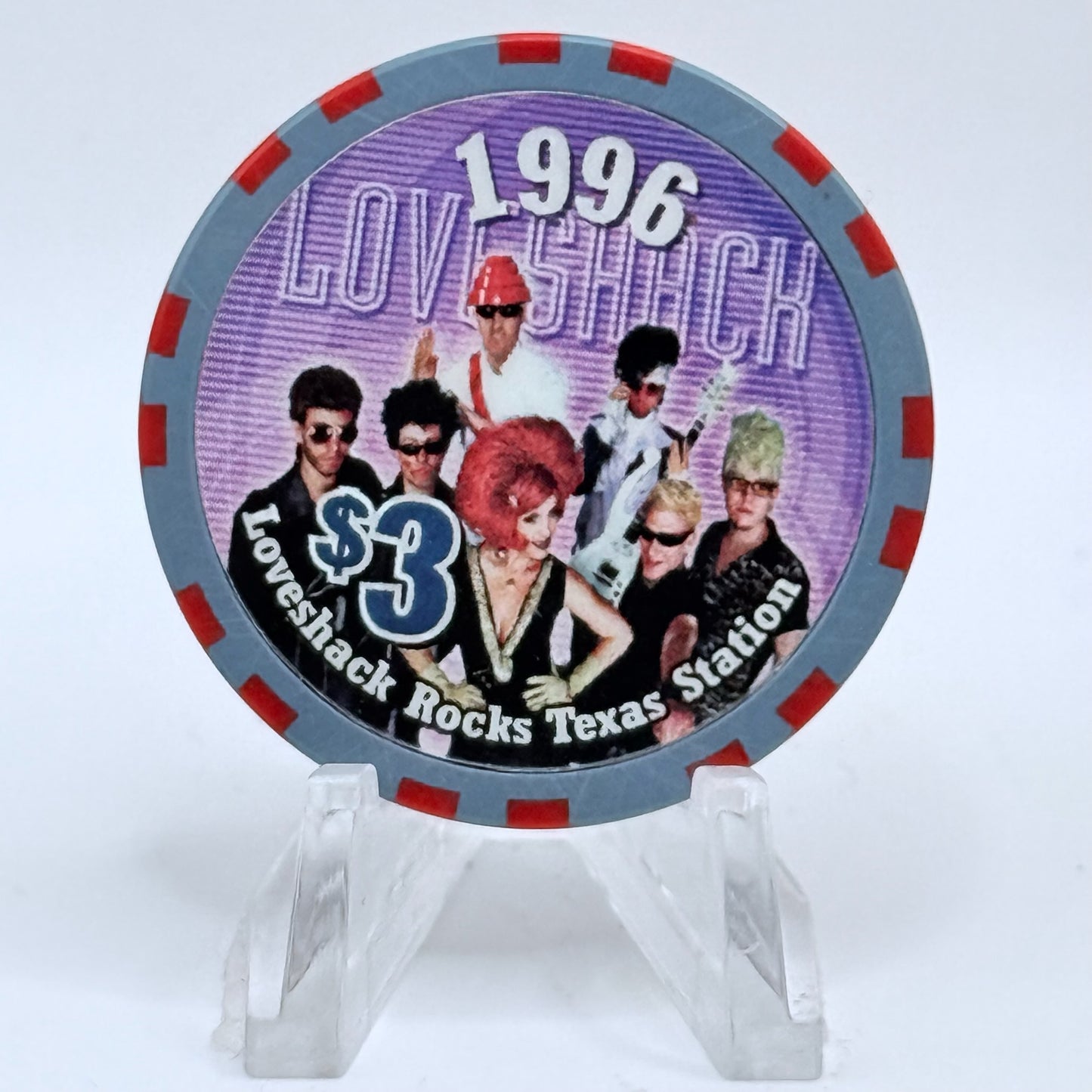 Texas Station N. Las Vegas Nevada 2006 LE $3 Casino Chip E2772