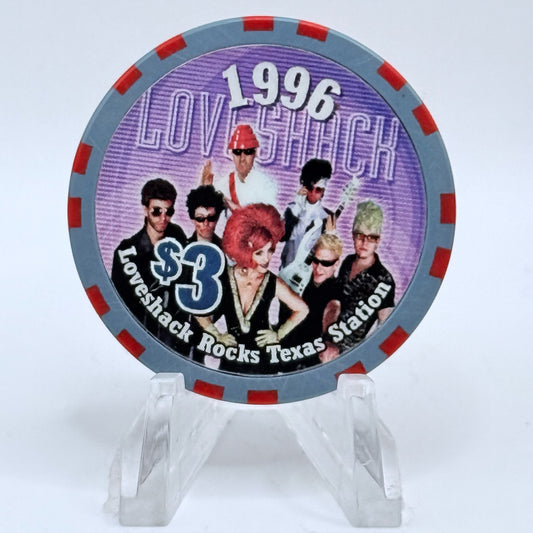 Texas Station N. Las Vegas Nevada 2006 LE $3 Casino Chip E2772