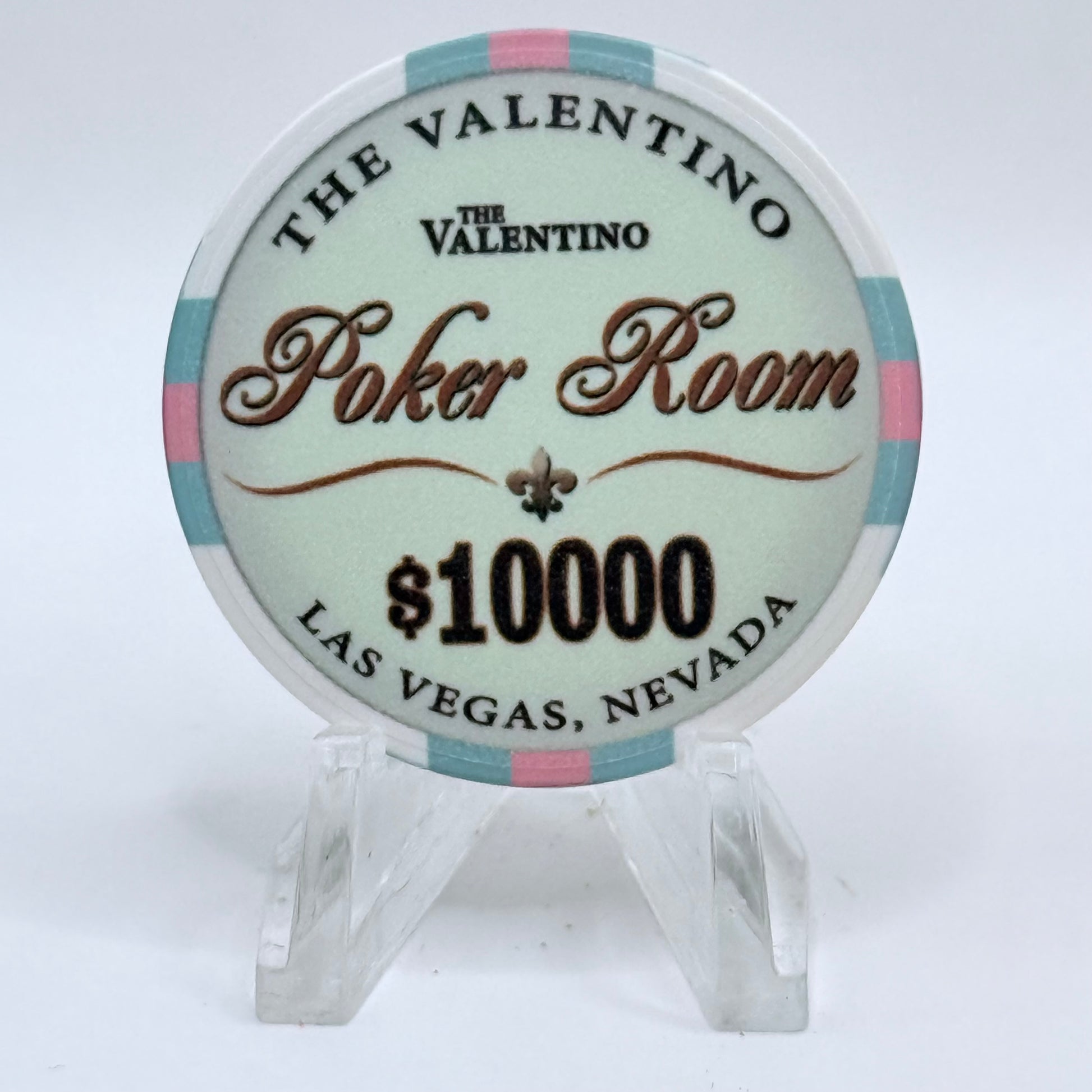 The Valentino Poker Room Las Vegas Nevada $10000 Casino Chip