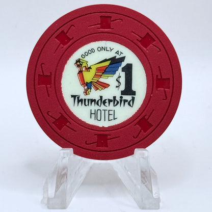 Thunderbird Hotel Las Vegas Nevada 1962 'Bob Taylor' $1 Casino Chip N3905