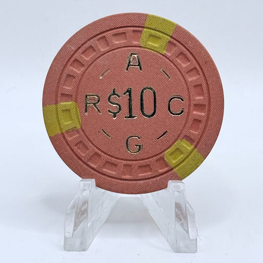 Pollard's Place Metairie Louisiana 1961 $10 Casino Chip