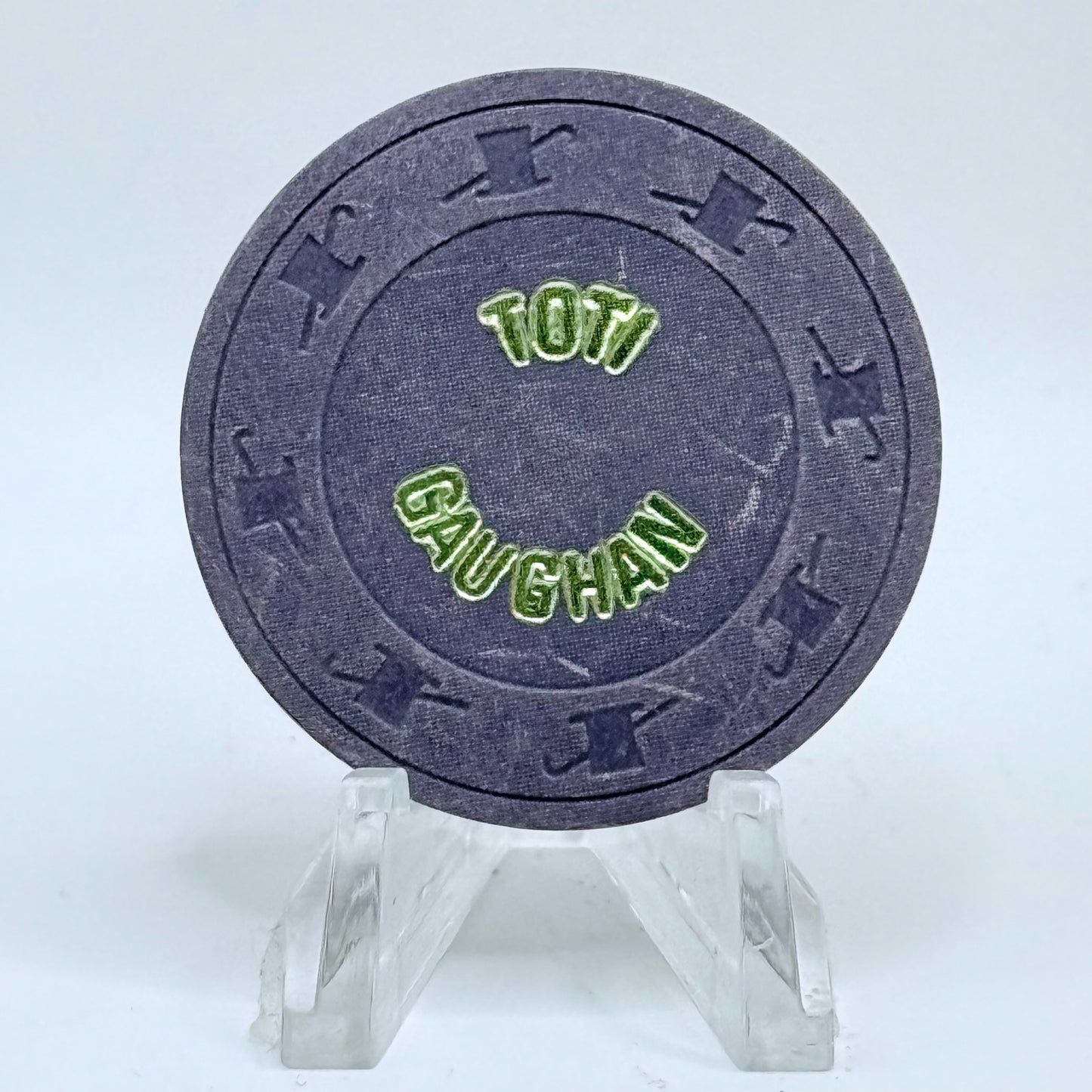 Toti Gaughan Las Vegas Nevada 1970s Series 2 Casino Chip N3562