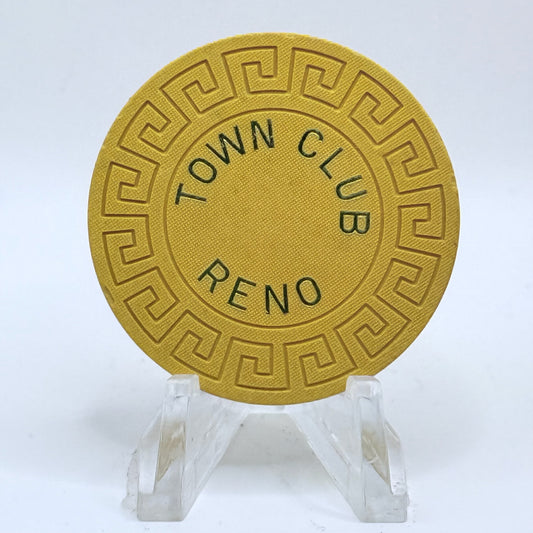 Town Club Reno Nevada 1970s Series 1 Roulette Casino Chip N5812