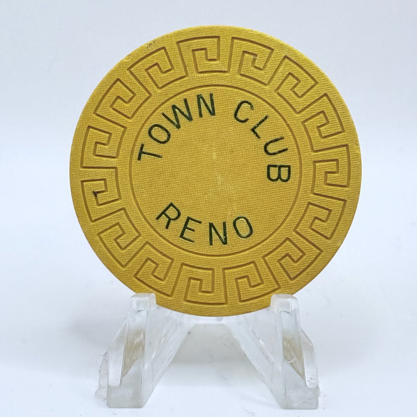 Town Club Reno Nevada 1970s Series 1 Roulette Casino Chip N5812