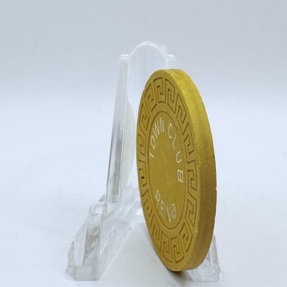 Town Club Reno Nevada 1970s Series 1 Roulette Casino Chip N5812