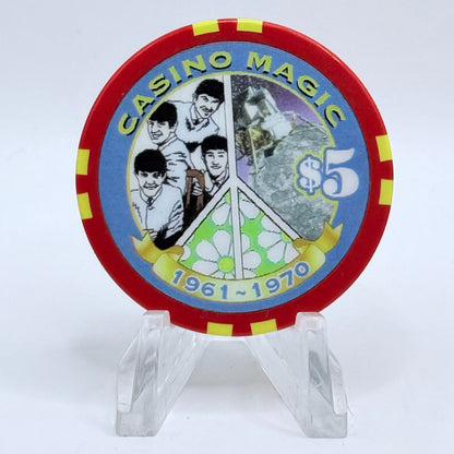 Casino Magic Bossier City Louisiana 'Millennium Series' LE $5 Casino Chip