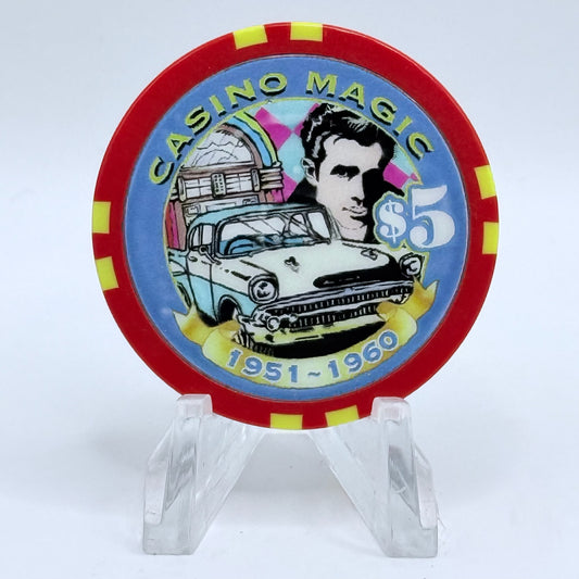 Casino Magic Bossier City Louisiana 'Millennium Series' LE $5 Casino Chip