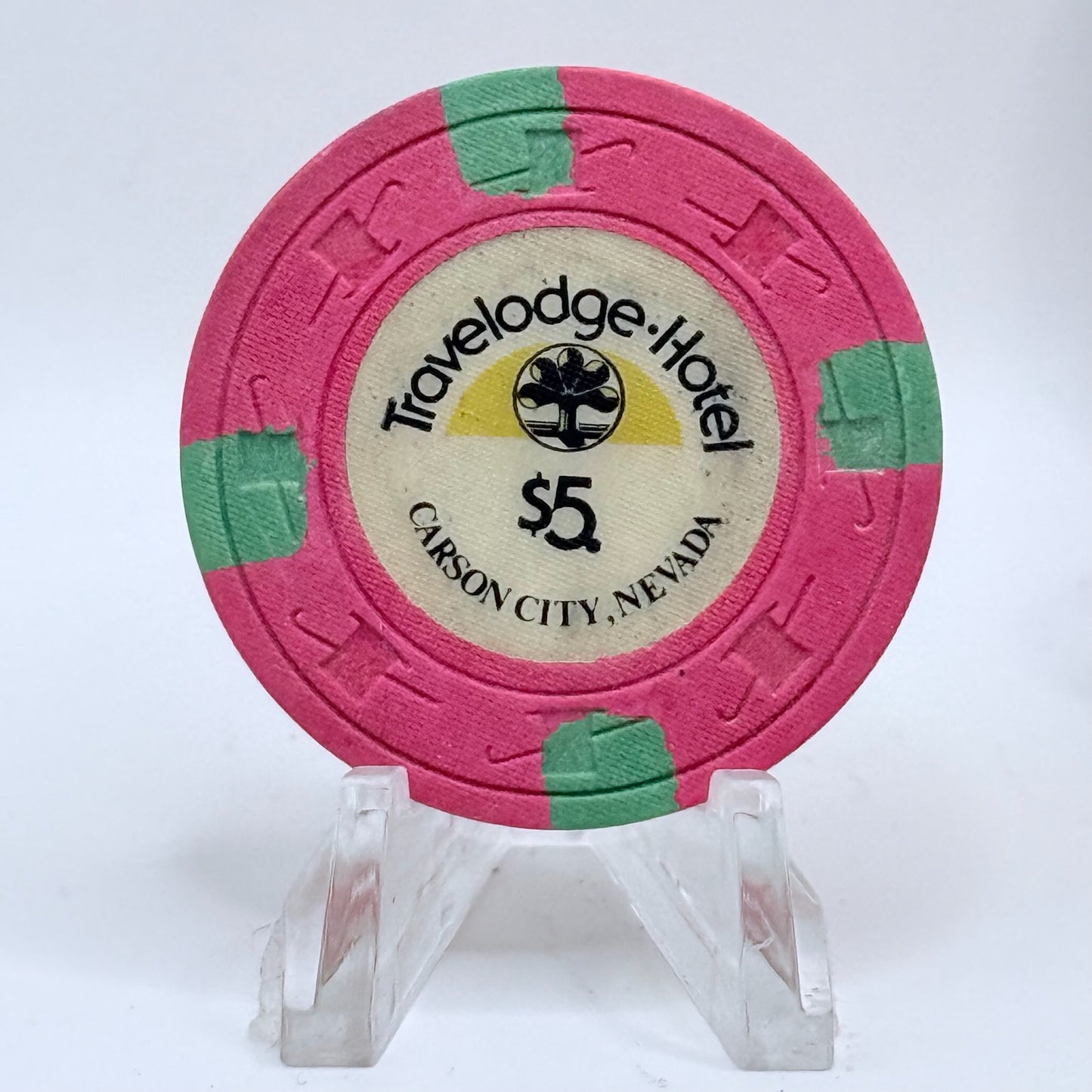 Travelodge Carson City Nevada 1978 $5 Casino Chip N2341