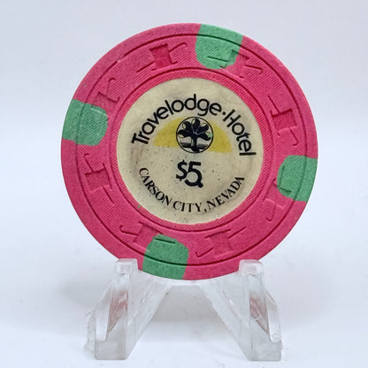 Travelodge Carson City Nevada 1978 $5 Casino Chip N2341