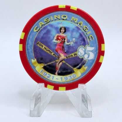 Casino Magic Bossier City Louisiana 'Millennium Series' LE $5 Casino Chip
