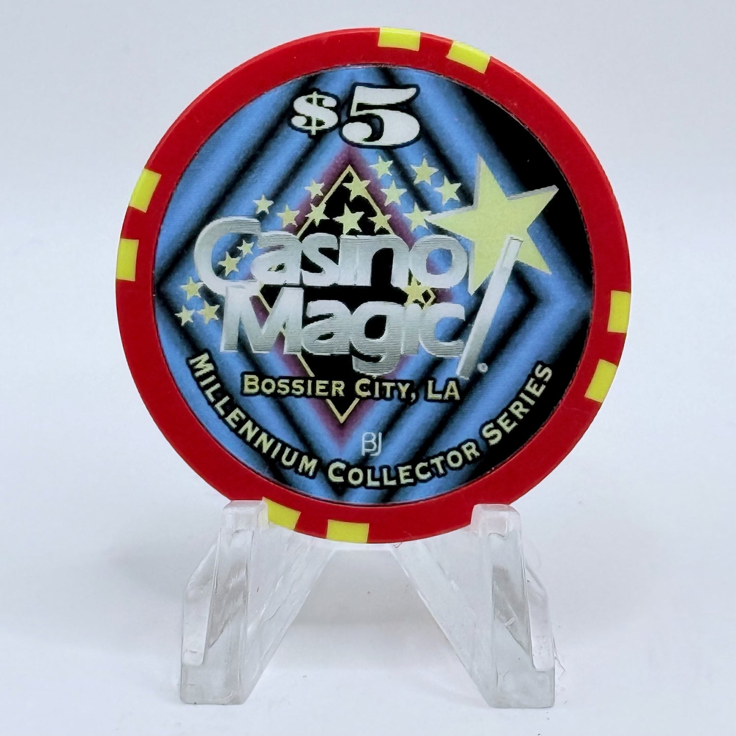 Casino Magic Bossier City Louisiana 'Millennium Series' LE $5 Casino Chip