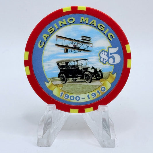 Casino Magic Bossier City Louisiana 'Millennium Series' LE $5 Casino Chip