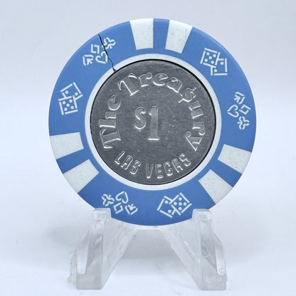 The Treasury Las Vegas Nevada 1980 $1 Casino Chip N2265