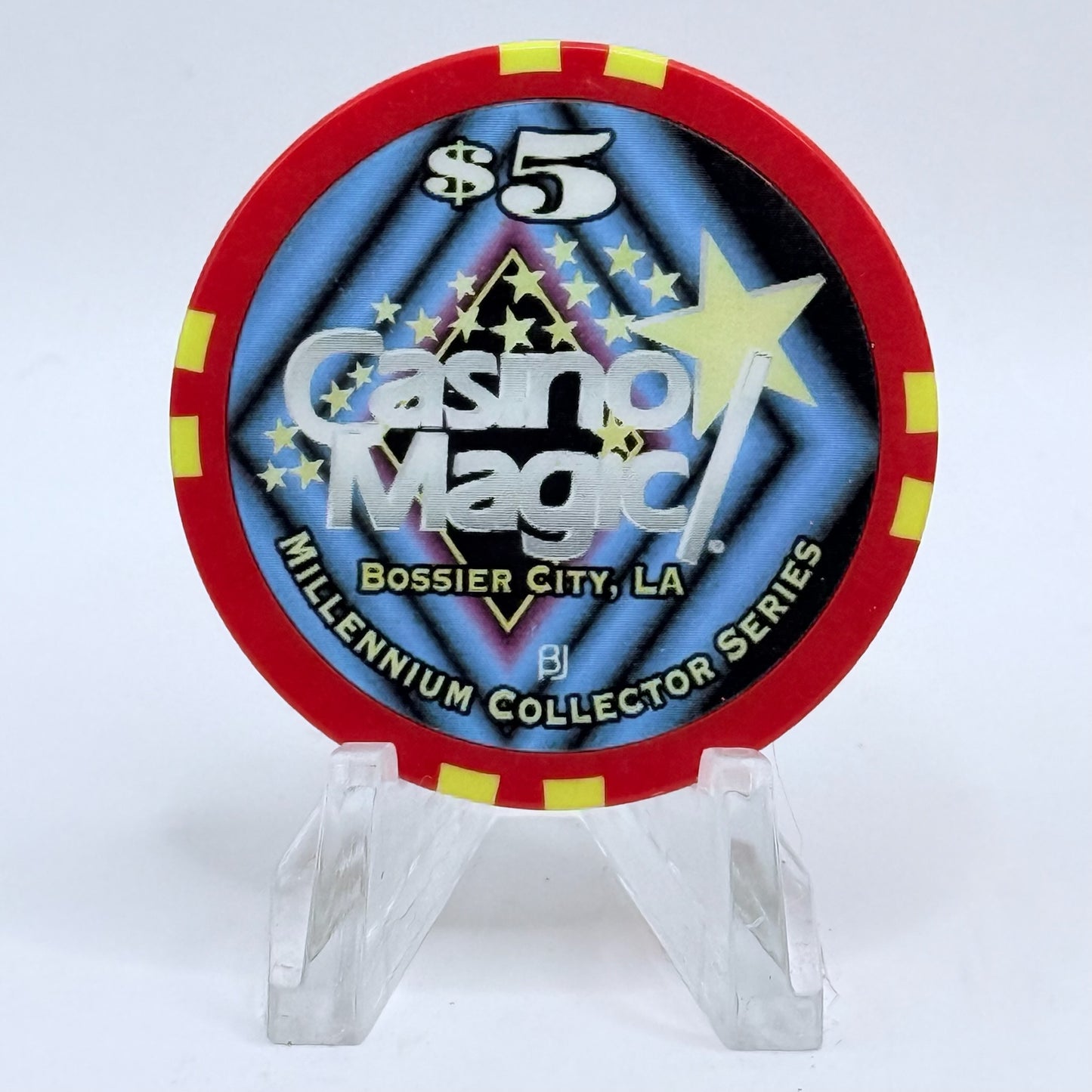 Casino Magic Bossier City Louisiana 'Millennium Series' LE $5 Casino Chip