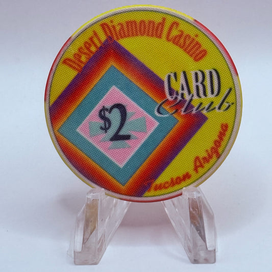 Desert Diamond Casino Tucson Arizona $2 Casino Chip