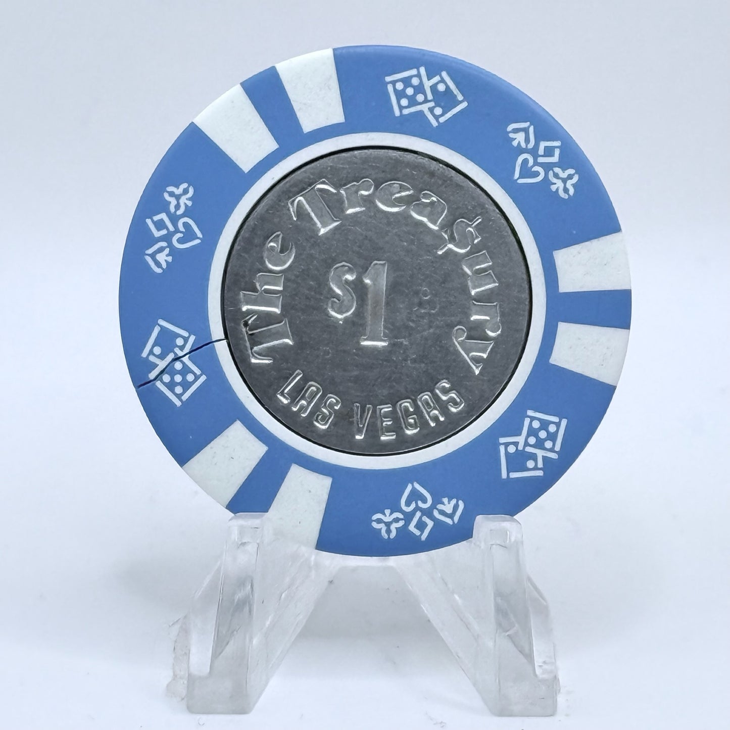 The Treasury Las Vegas Nevada 1980 $1 Casino Chip N2265