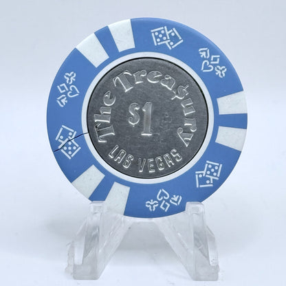The Treasury Las Vegas Nevada 1980 $1 Casino Chip N2265