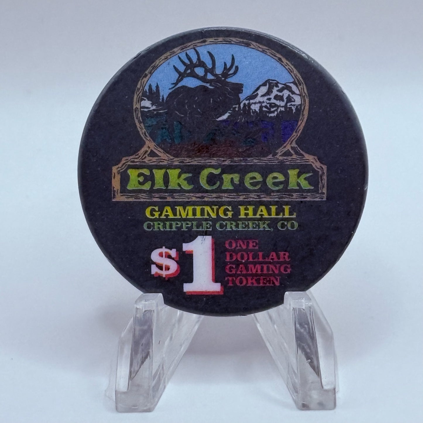 Elk Creek Cripple Creek Colorado 1991  $1 Tokens