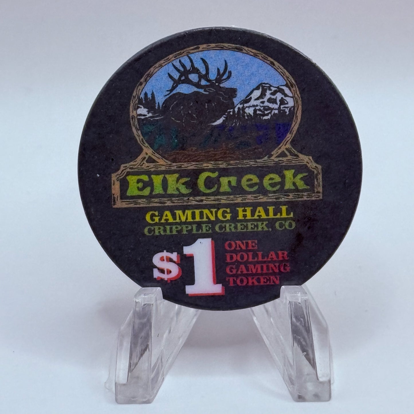 Elk Creek Cripple Creek Colorado 1991  $1 Tokens