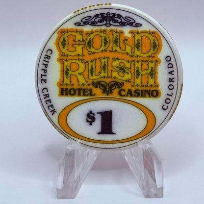 Gold Rush Casino Cripple Creek Colorado 2000 $1 Casino Chip