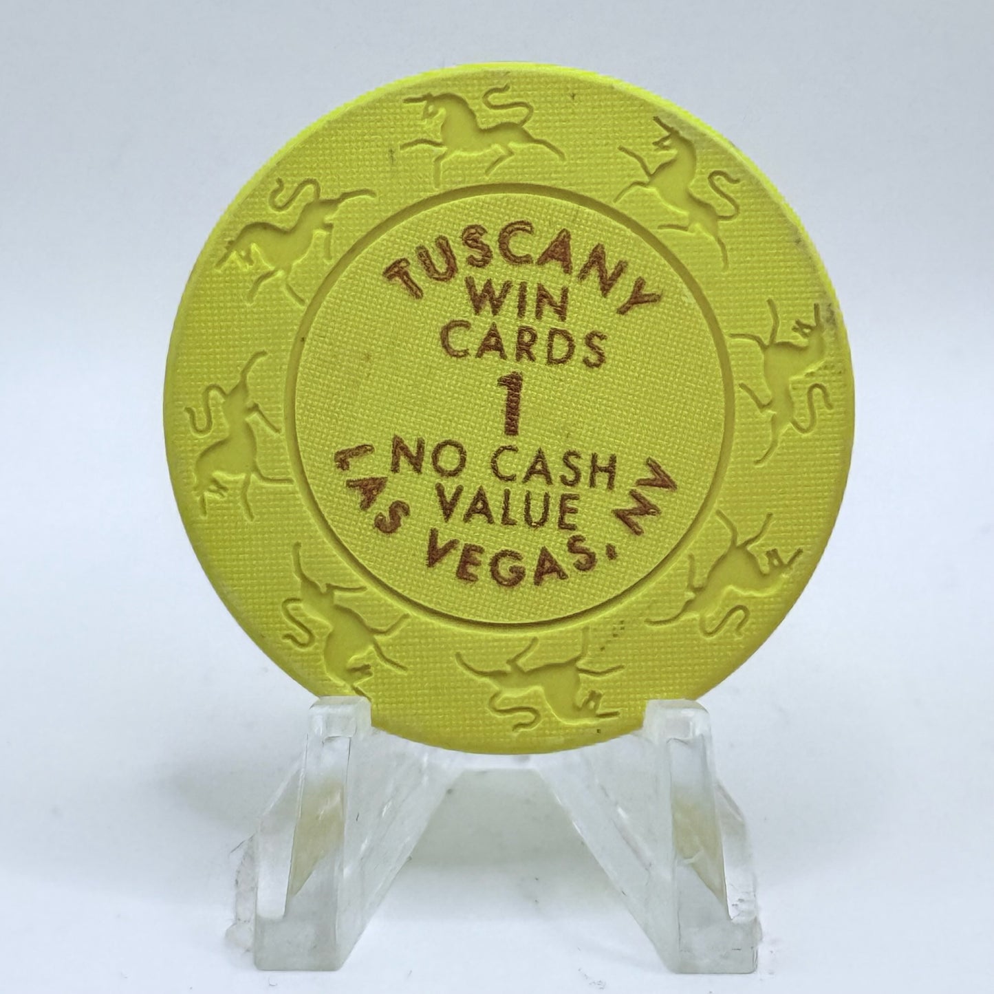 Tuscany Las Vegas Nevada 2006 $1 Win Cards Chips E5281