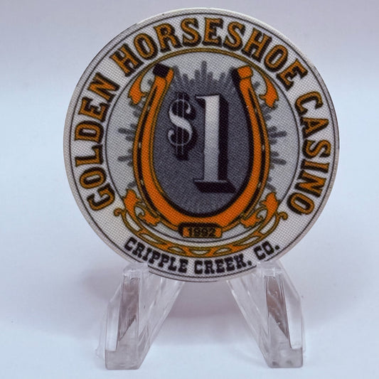 Golden Horseshoe Cripple Creek Colorado 1992 Series 1 $1 Casino Chip