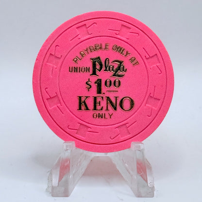 Union Plaza Las Vegas Nevada 1980s $1 NCV Casino Chip N2915