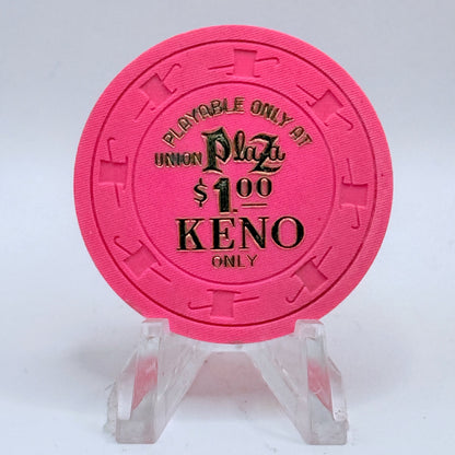 Union Plaza Las Vegas Nevada 1980s $1 NCV Casino Chip N2915