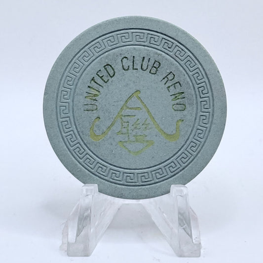 United Club Reno Nevada 1962 $0.10 Casino Chip N5599