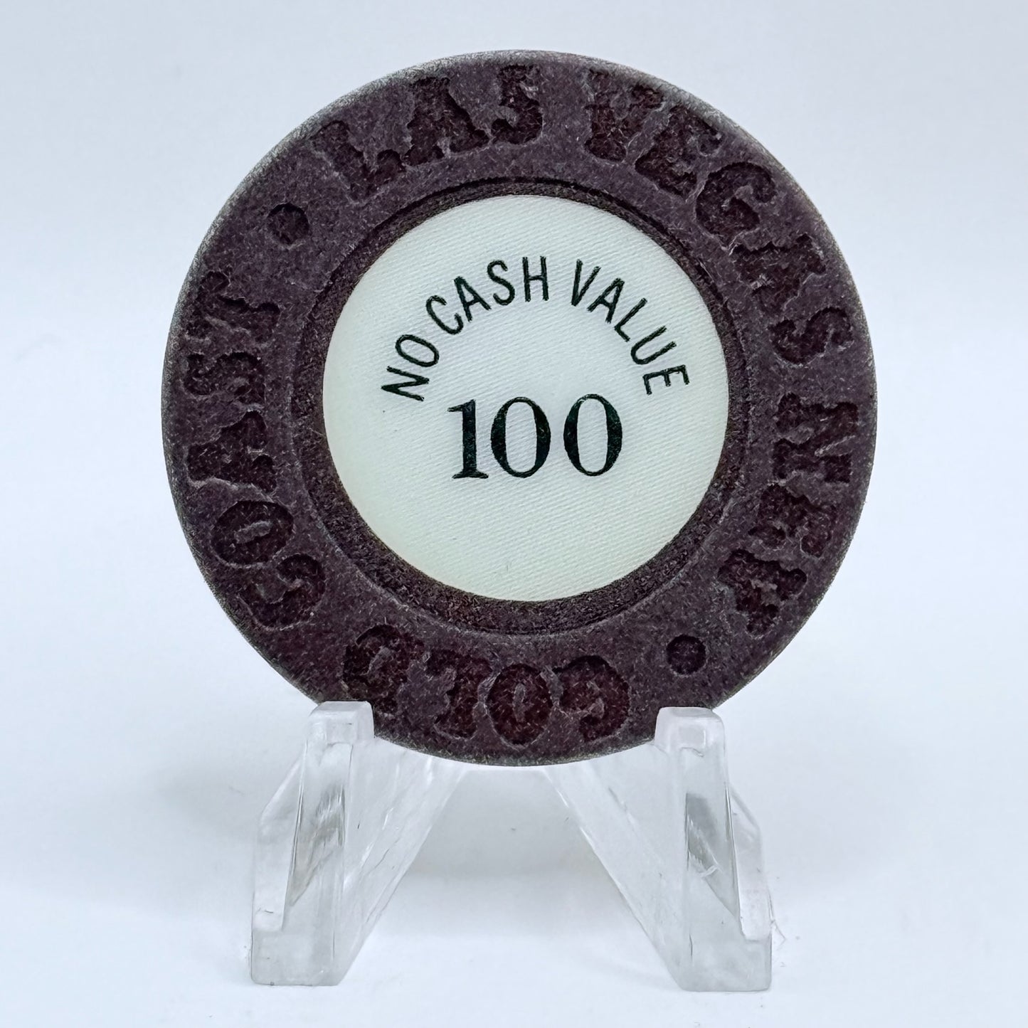 Gold Coast Las Vegas Nevada 1990s Series 20 $100 NCV Casino Chip