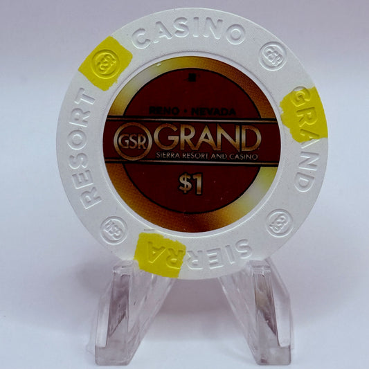 Grand Sierra Resort Reno Nevada 2018 $1 Casino Chip D2714