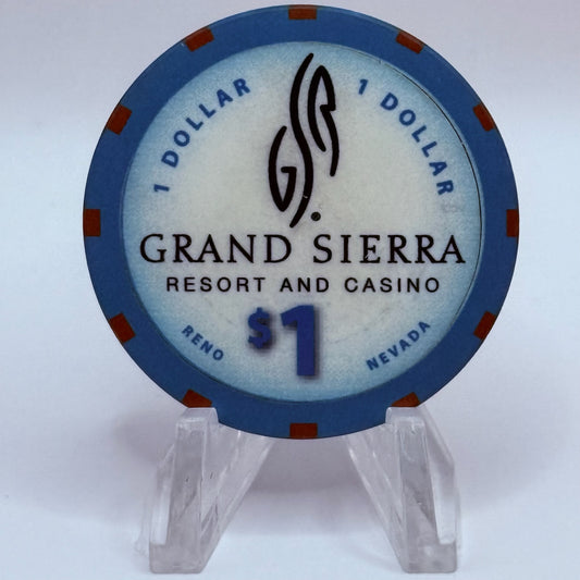 Grand Sierra Resort Reno Nevada 2010 $1 Casino Chip E9937