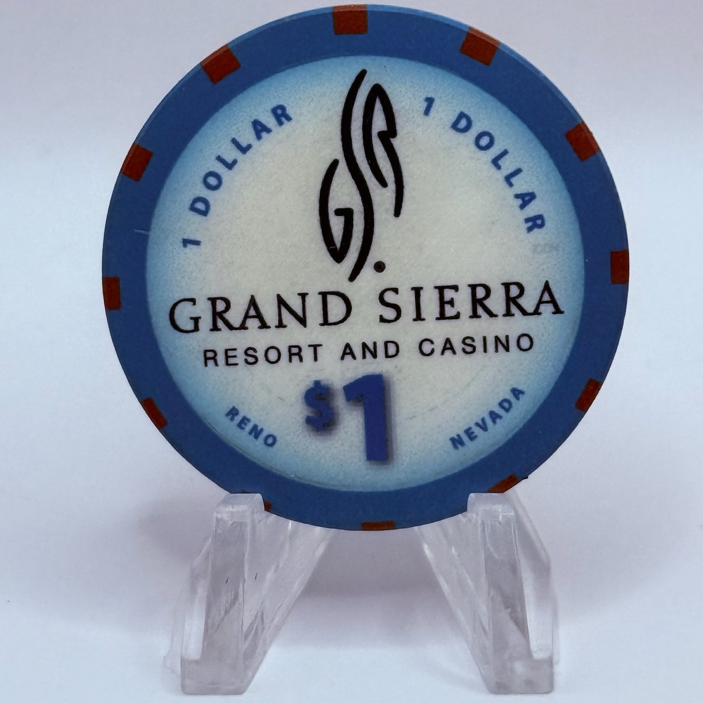 Grand Sierra Resort Reno Nevada 2010 $1 Casino Chip E9937