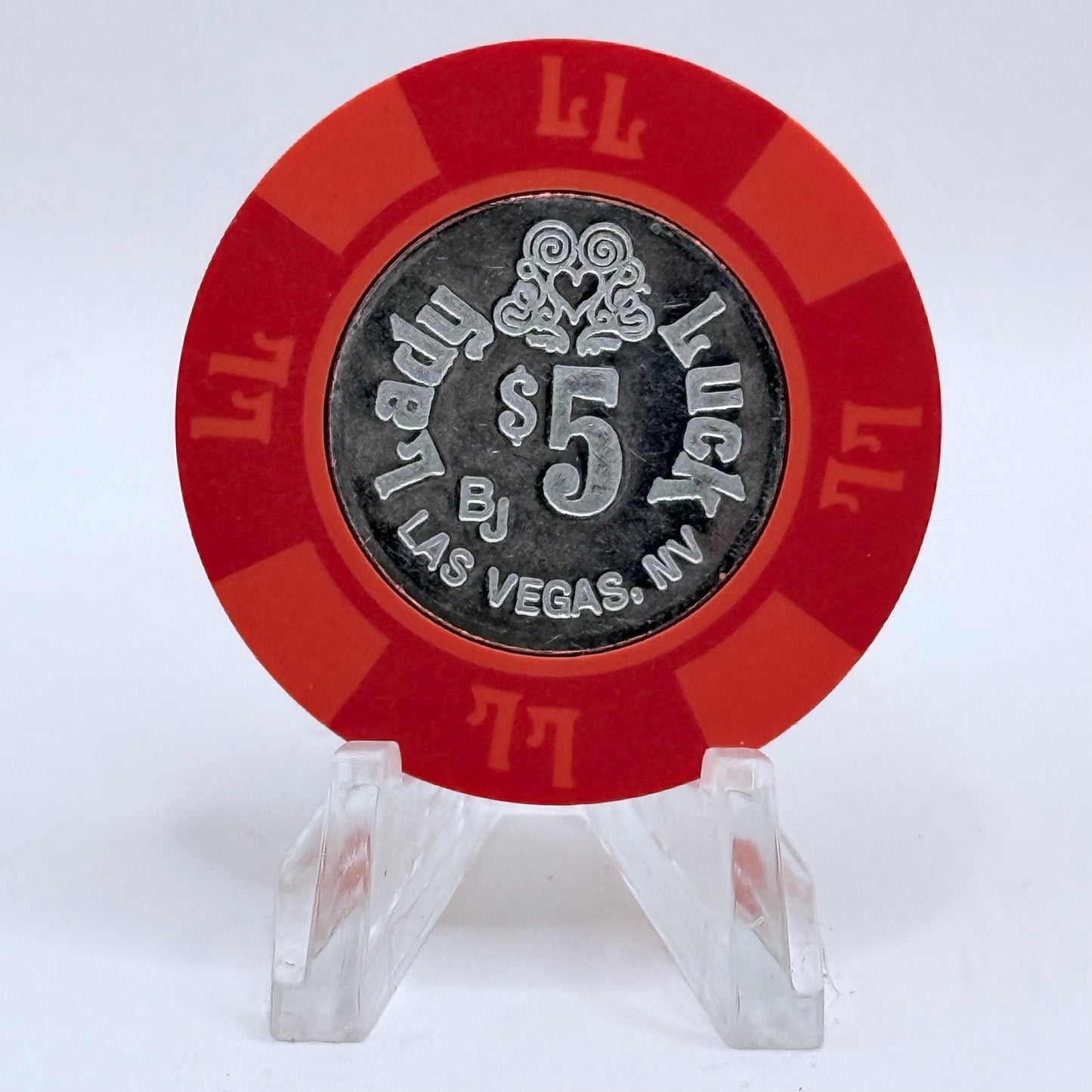 Lady Luck Las Vegas Nevada 1999 $5 Casino Chip V4733