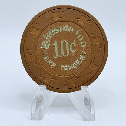 Lakeside Inn Lake Tahoe Nevada 1985 $0.10 Casino Chip N5213